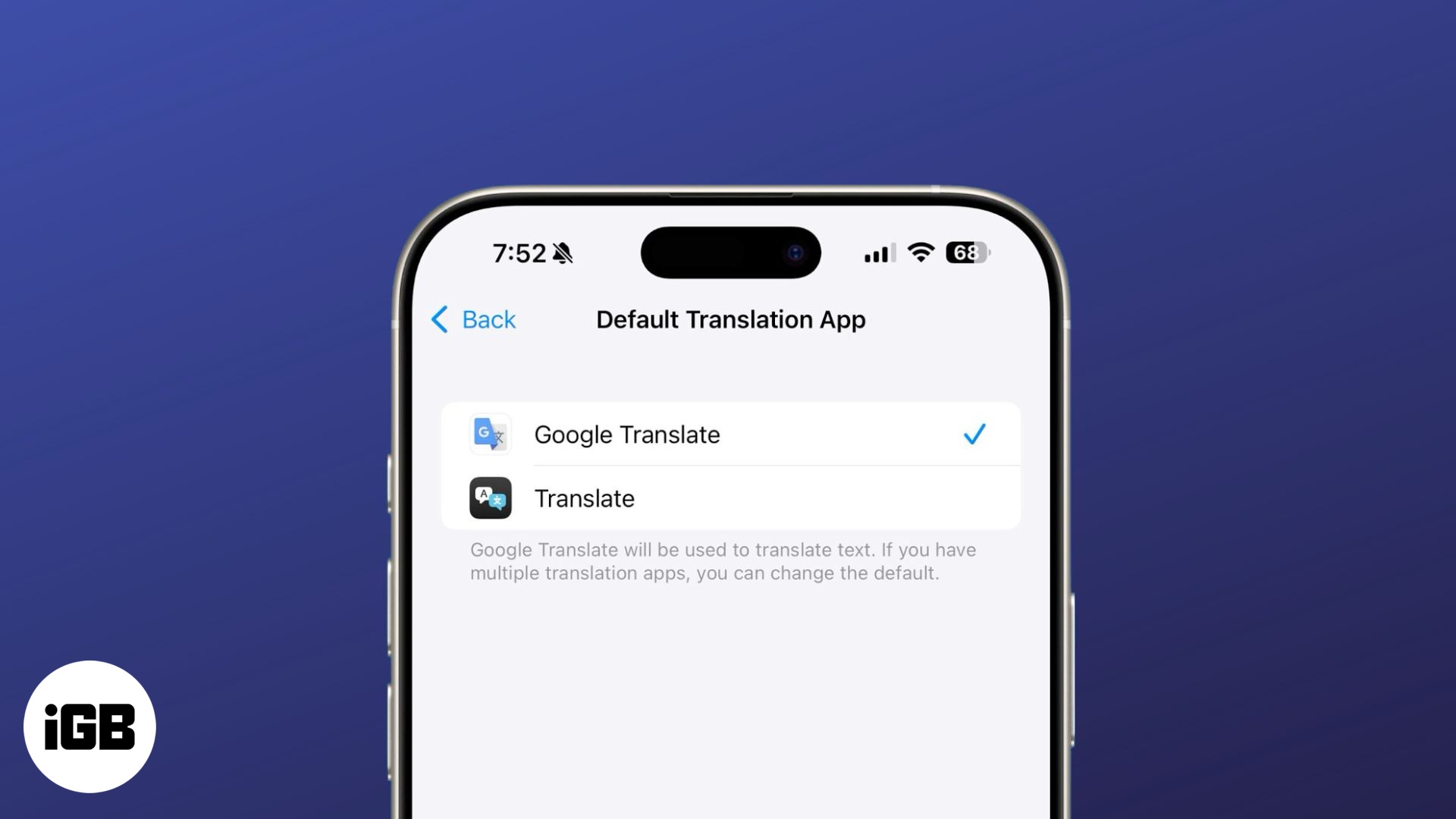 iOS 18.4 Now Lets You Make Google Translate the Default on iPhone