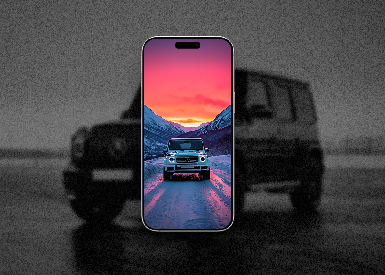 White mercedes benz g wagon