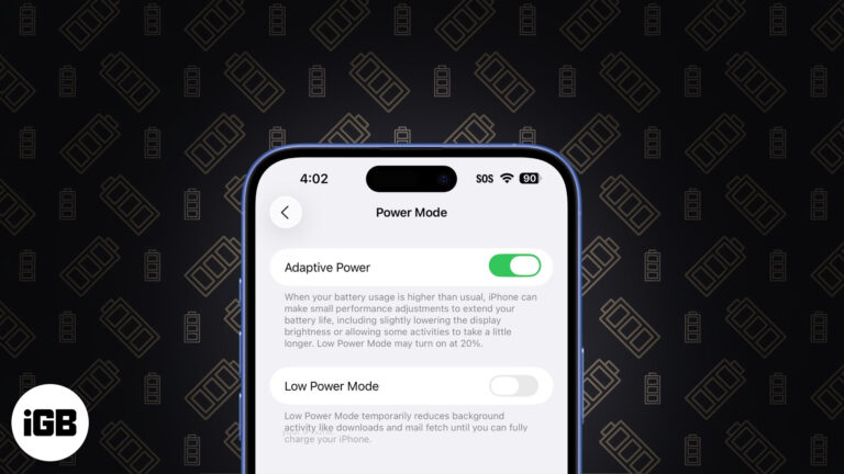 Adaptive Power in iOS 26.