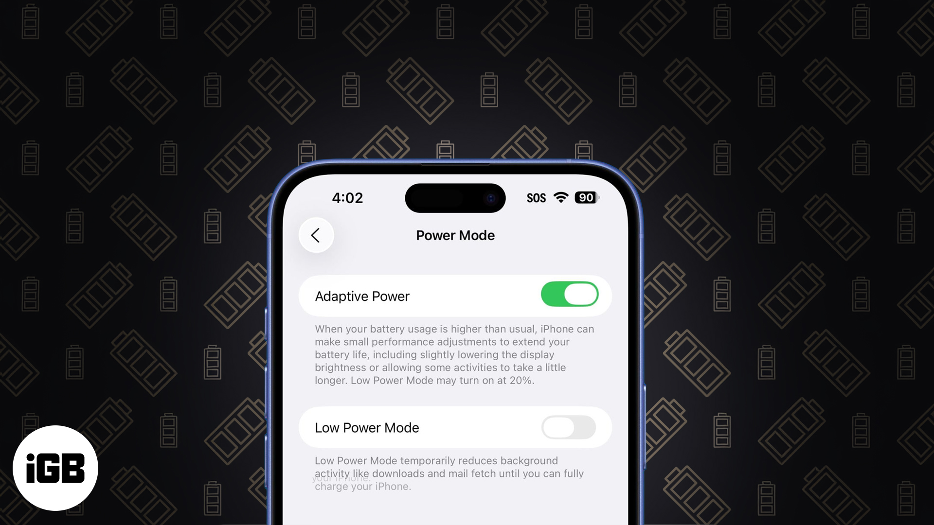 Adaptive Power in iOS 26.