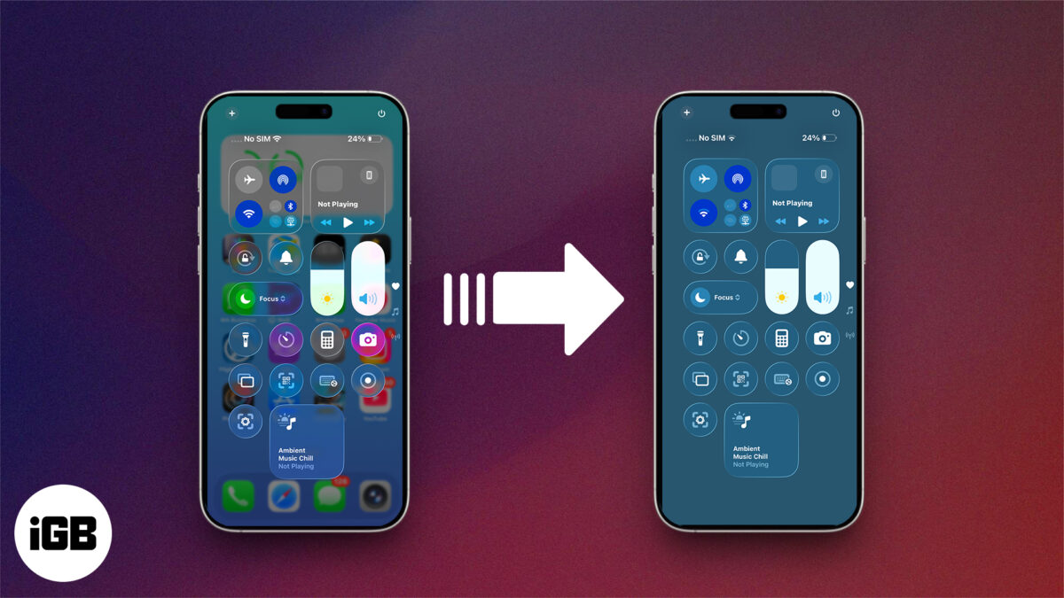 Disable or tone down liquid glass ui in ios 26