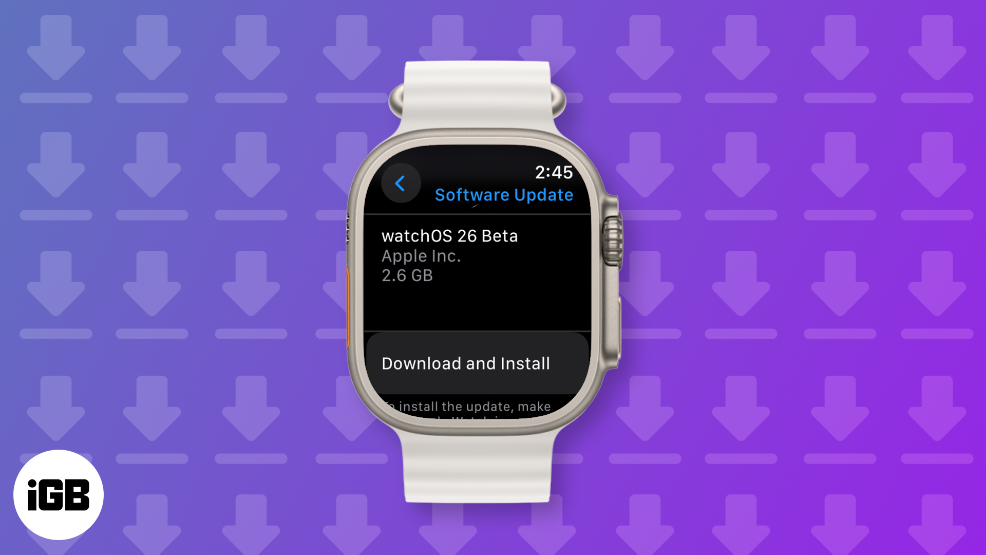 Download watchOS 26 Developer Beta on Your Apple Watch.