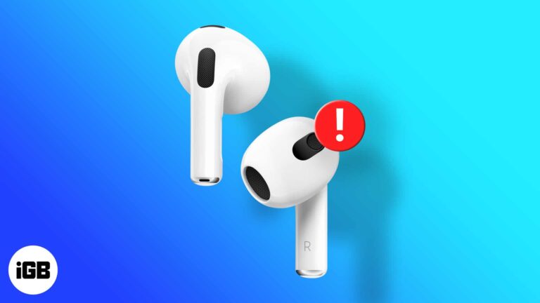 Fix One AirPod Not Working.