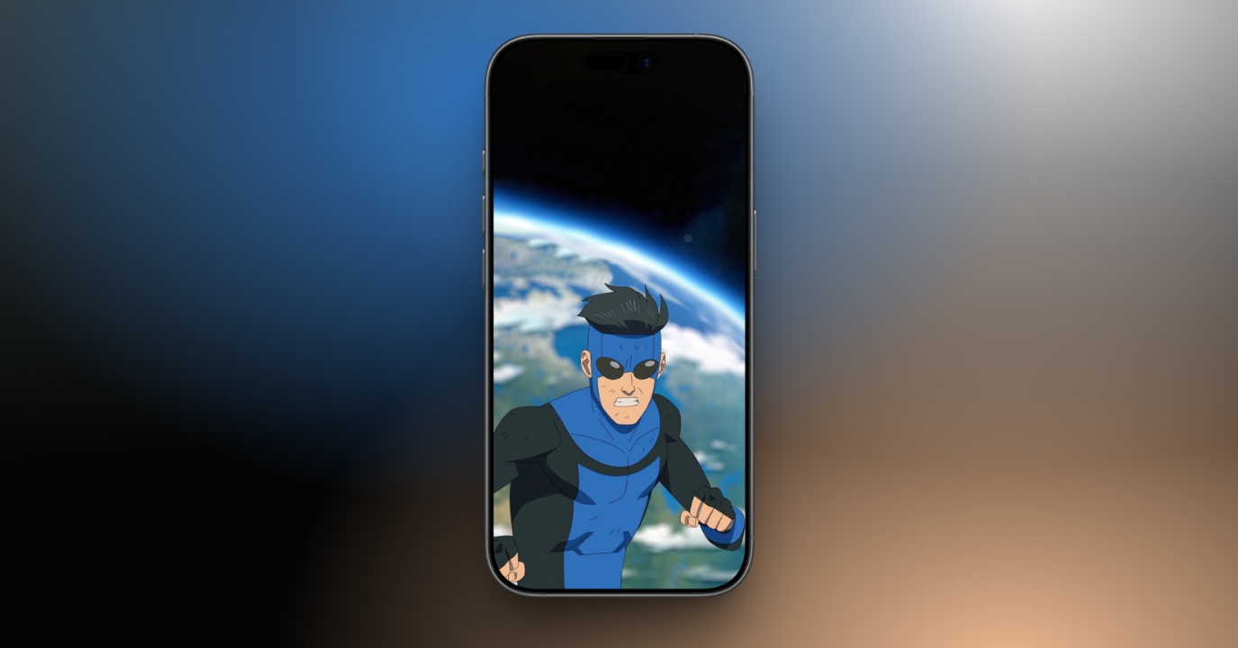 Invincible Flying Above Earth Space