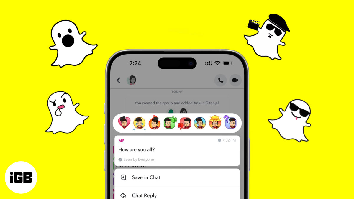 Make a group chat on snapchat