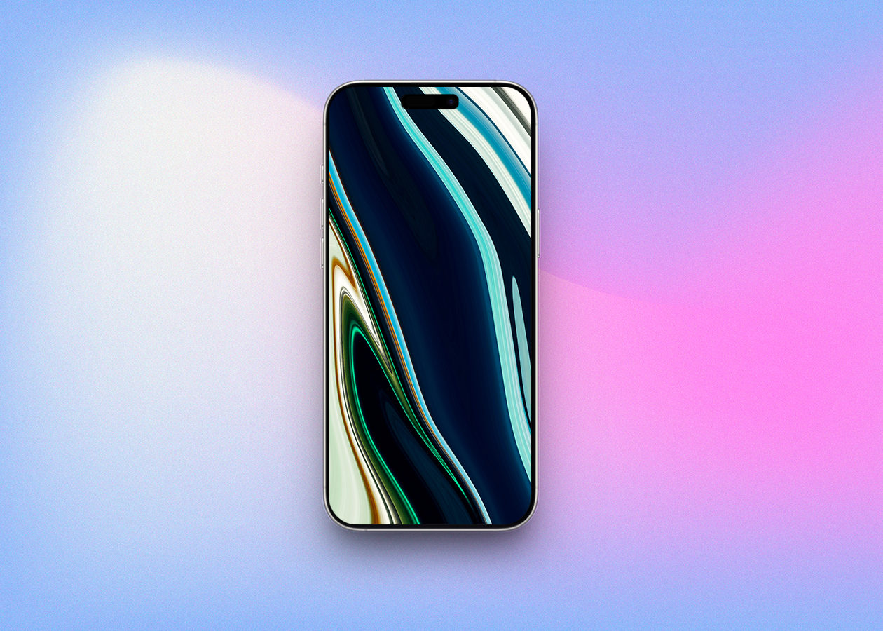 Abstract streaks liquid glass wallpaper for iphone