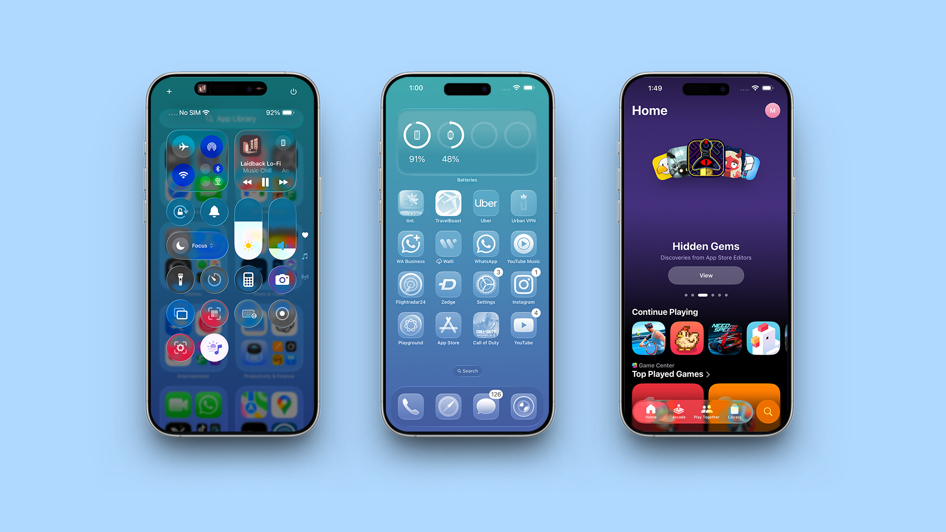 Apple liquid glass design