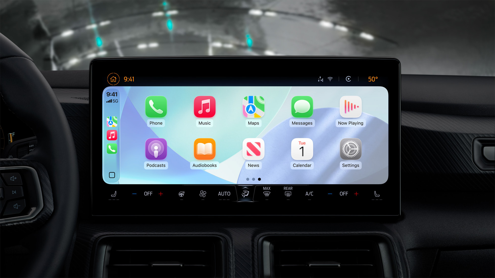 Carplay redesign with widgets