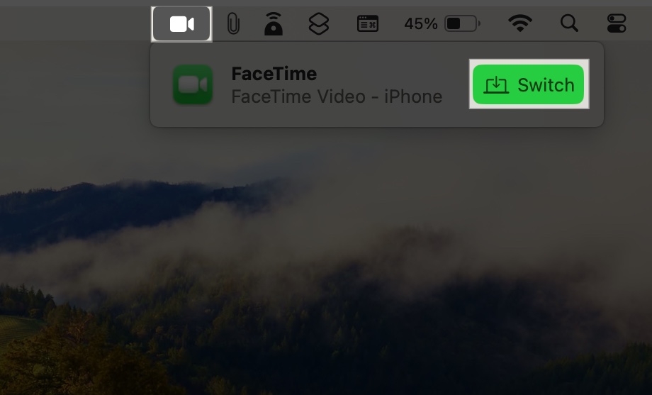 Handoff facetime call between apple devices