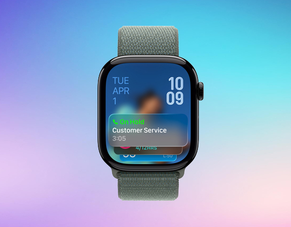 Hold assist feature in messages on apple watchos 26