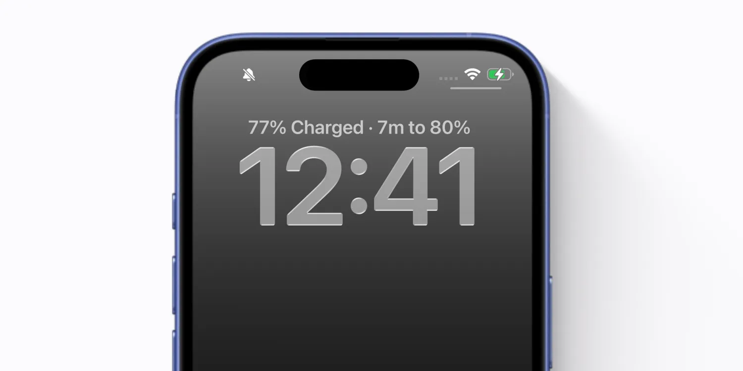 Ios 26 estimated time remaining for charging on lock screen