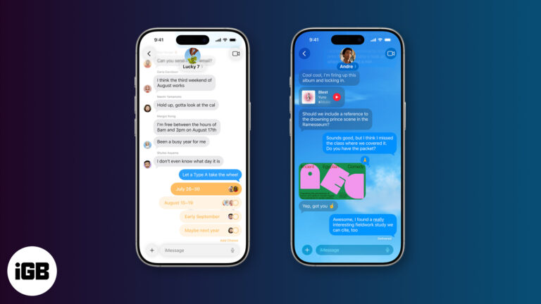 iOS 26 Messages App Features.