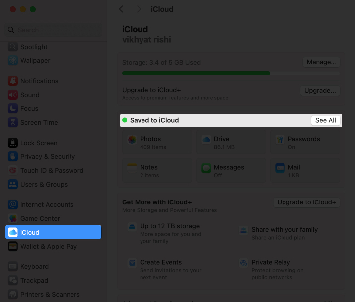 Open safari settings on mac