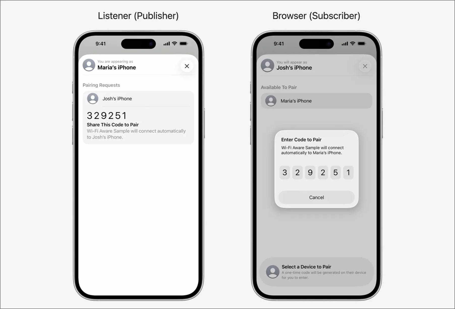 Wifi aware on ios 26