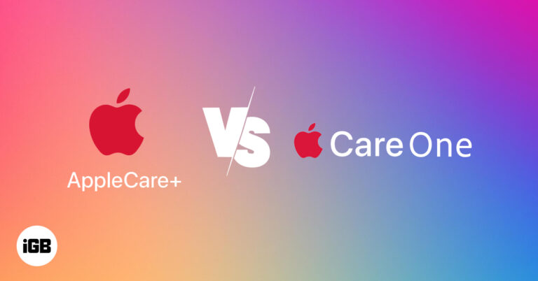 AppleCare One vs AppleCare Plus.