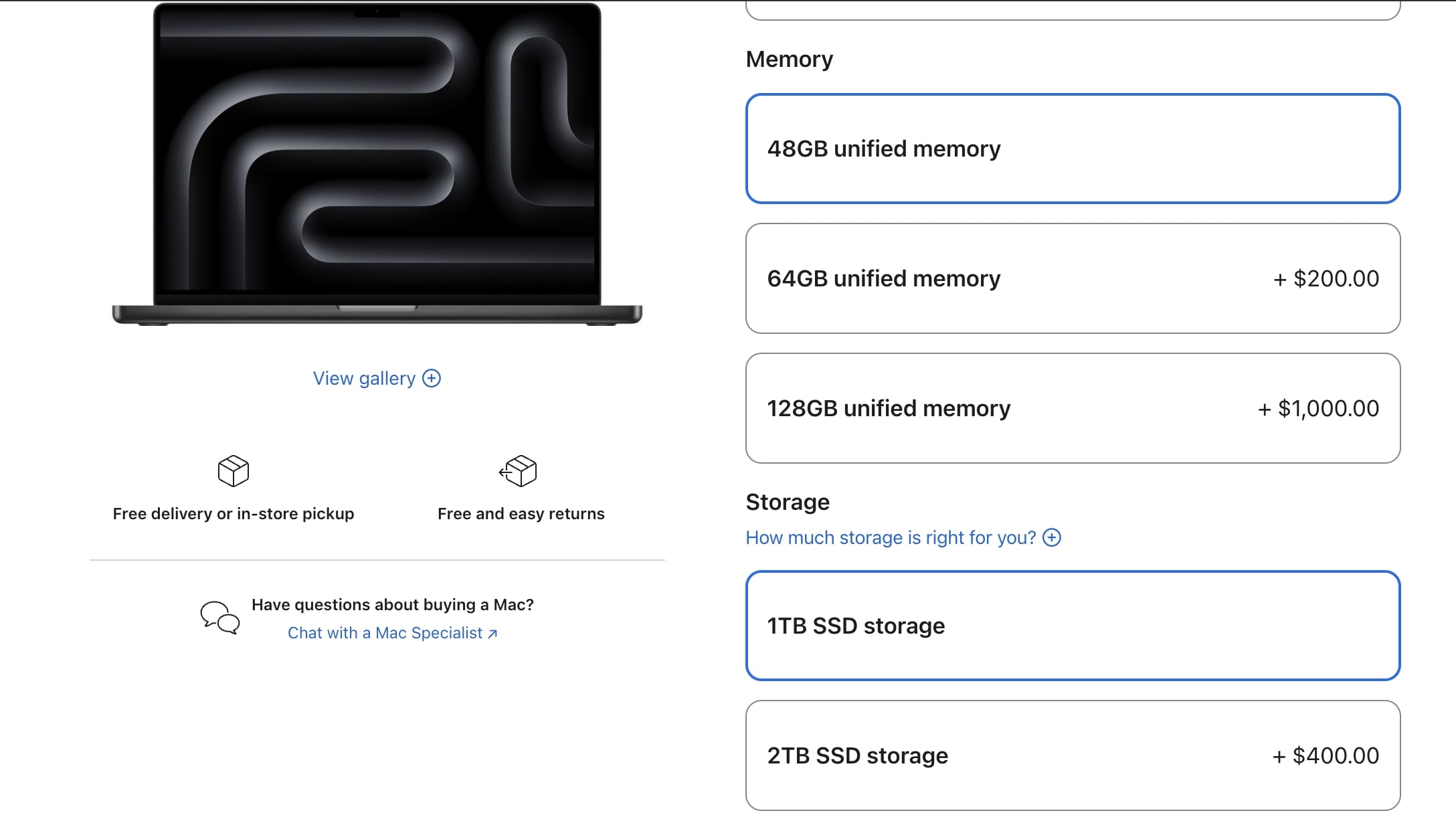 How much unified memory do you need