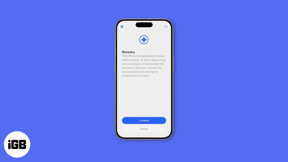 How recovery assistant in ios 26 helps fix iphone issues