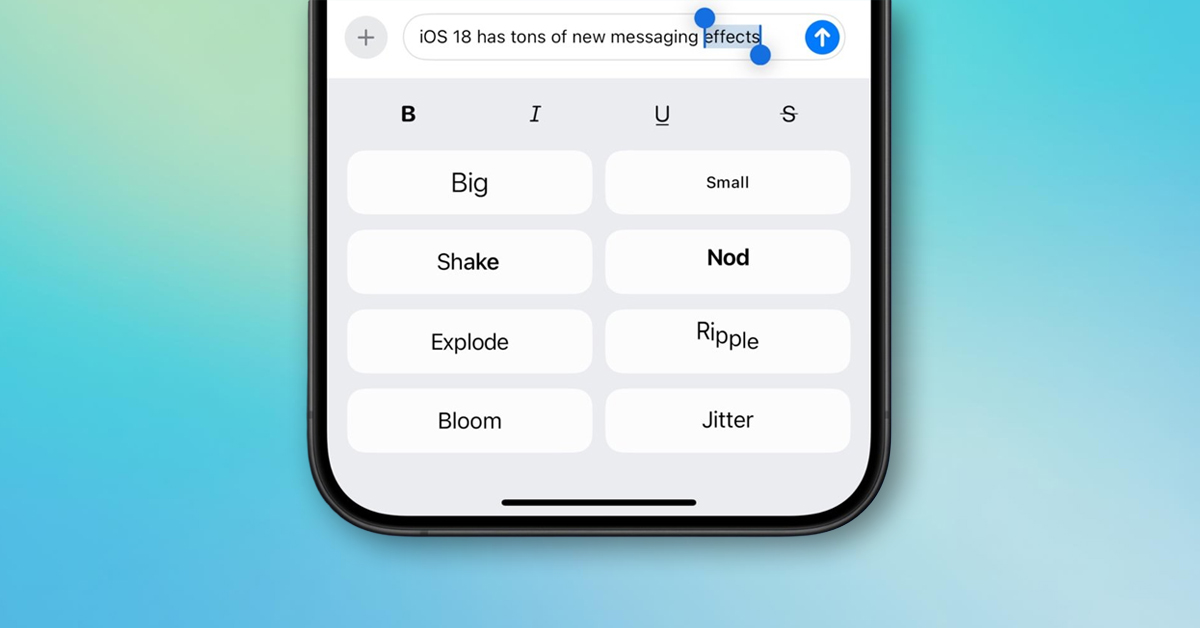 How to use text effects in Messages on iPhone.