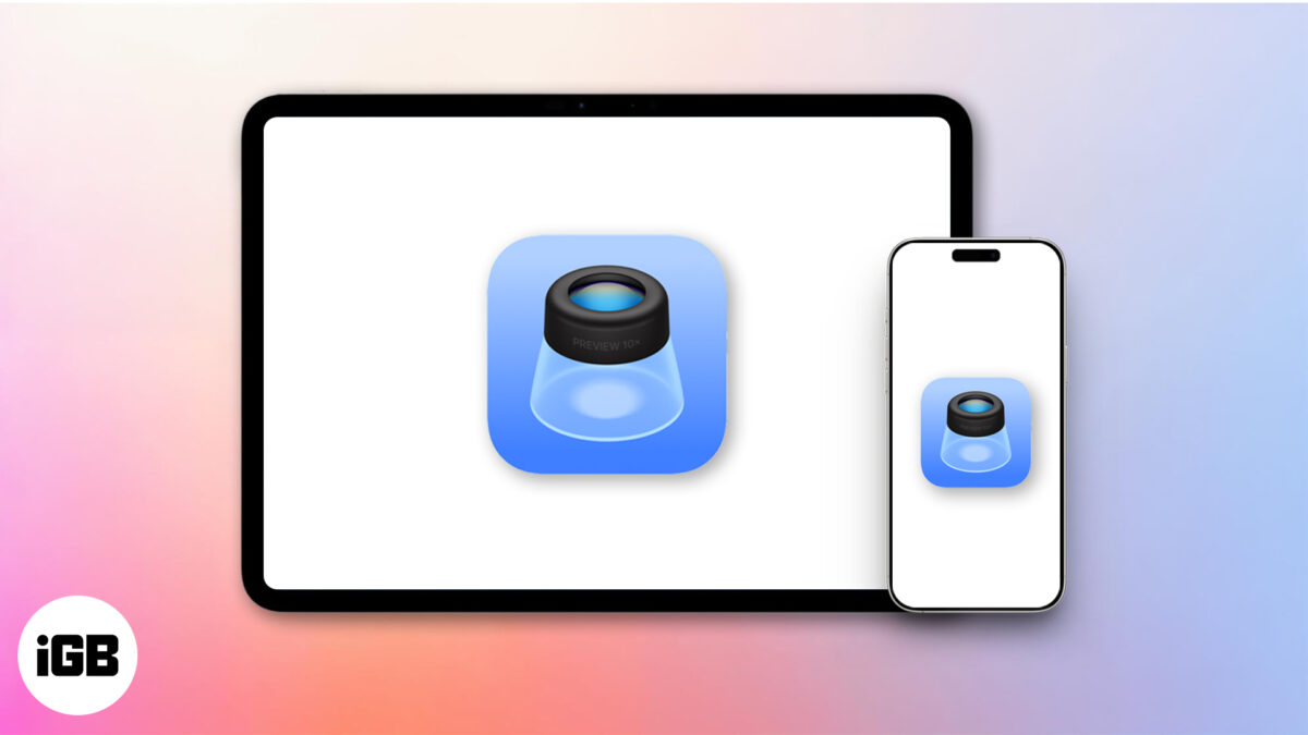 Preview app on ios 26 and ipados 26