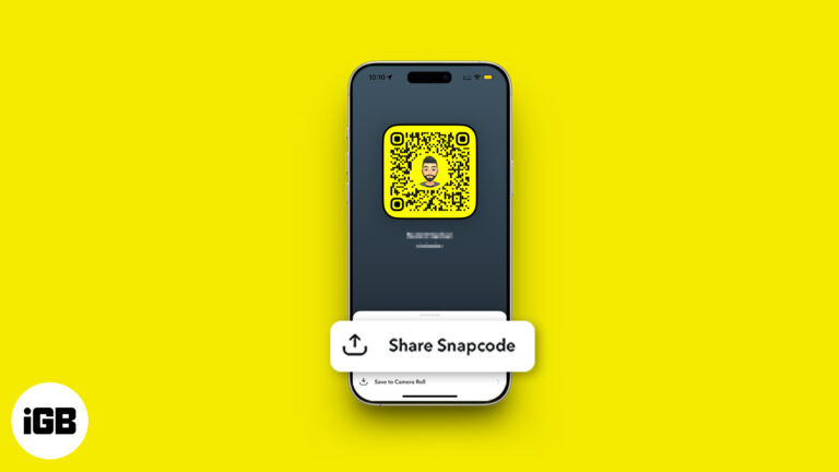 Share Your Snapchat QR Code.