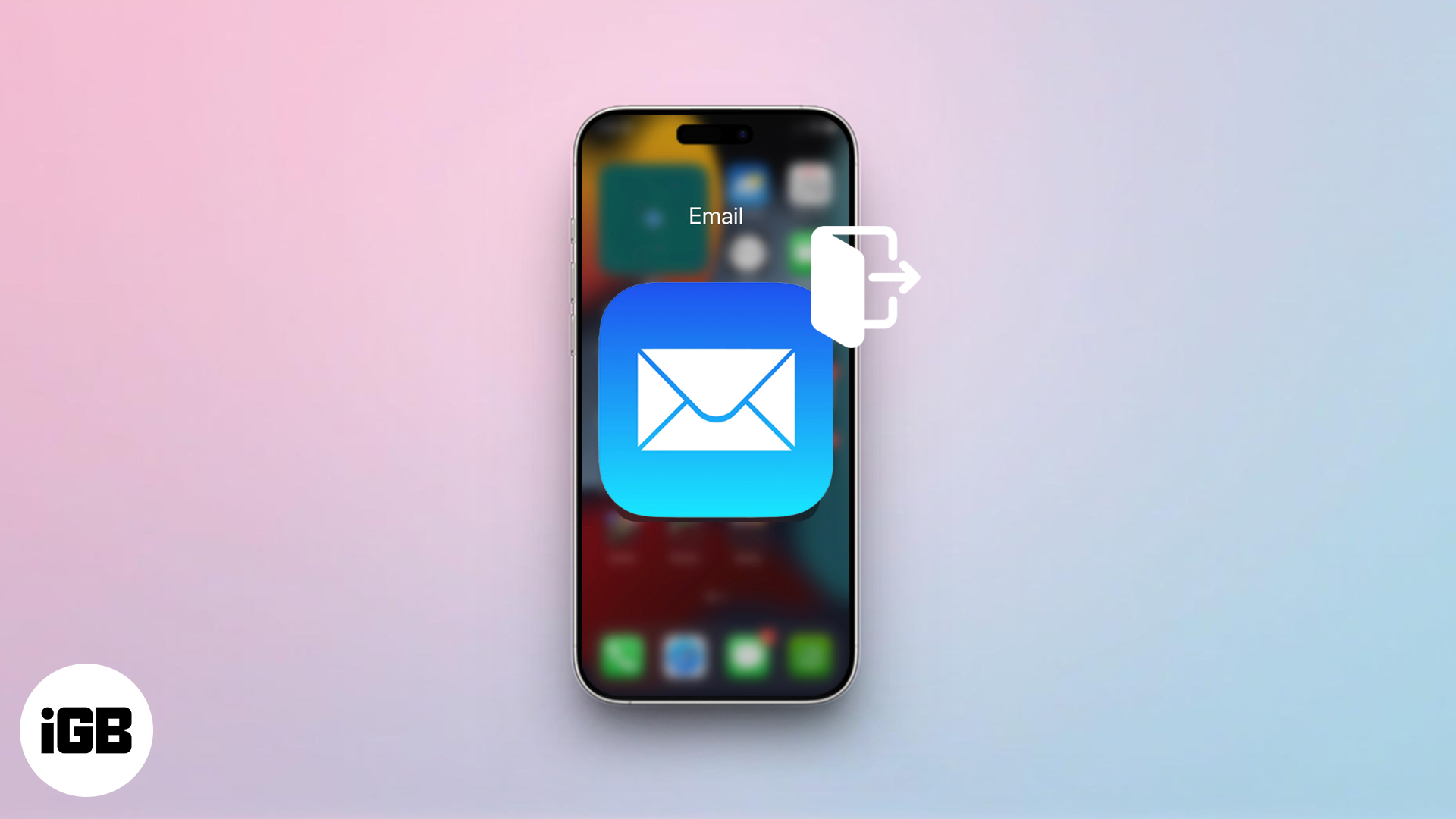 Sign Out of Mail App on iPhone.