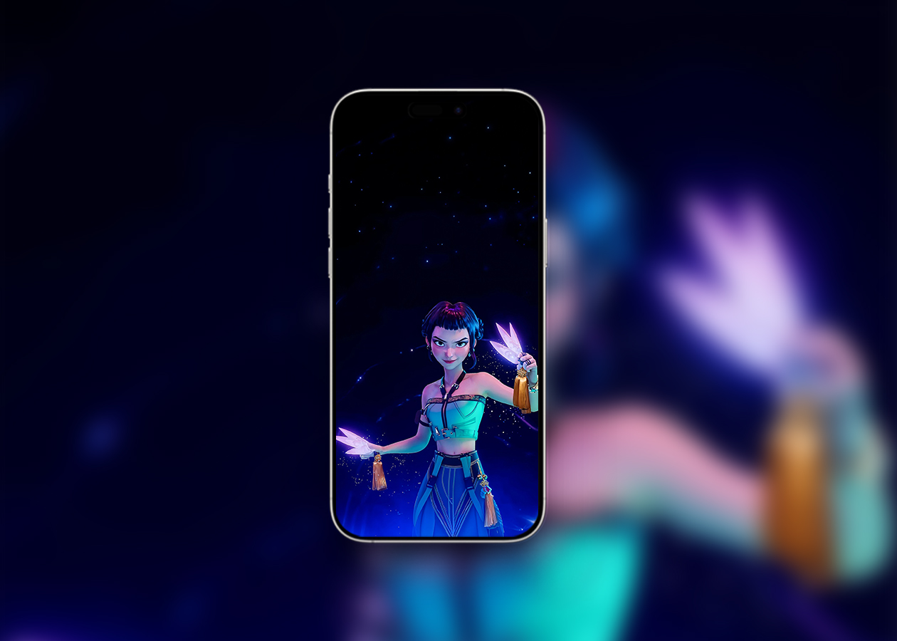 Zoey kpop demon hunters iphone wallpapers