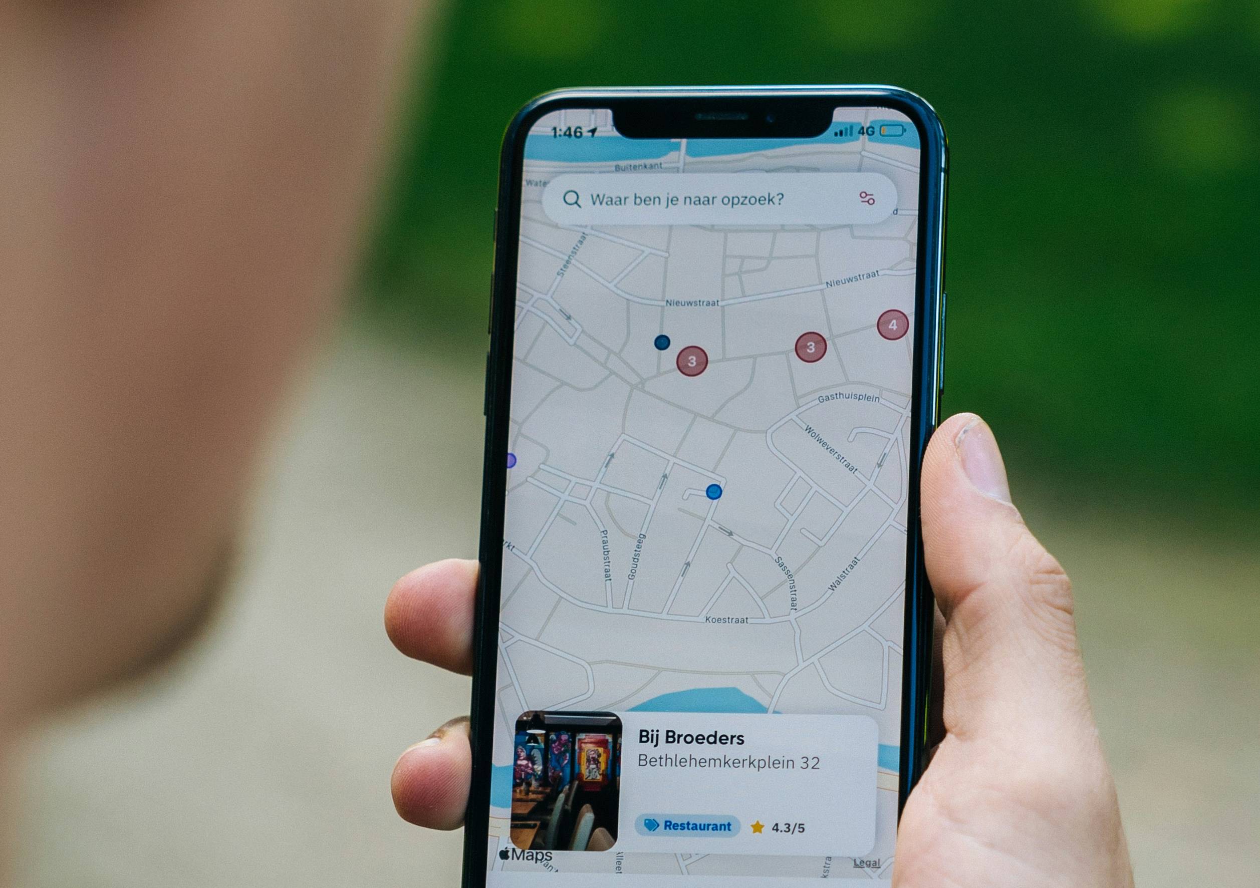 Apple maps smart search