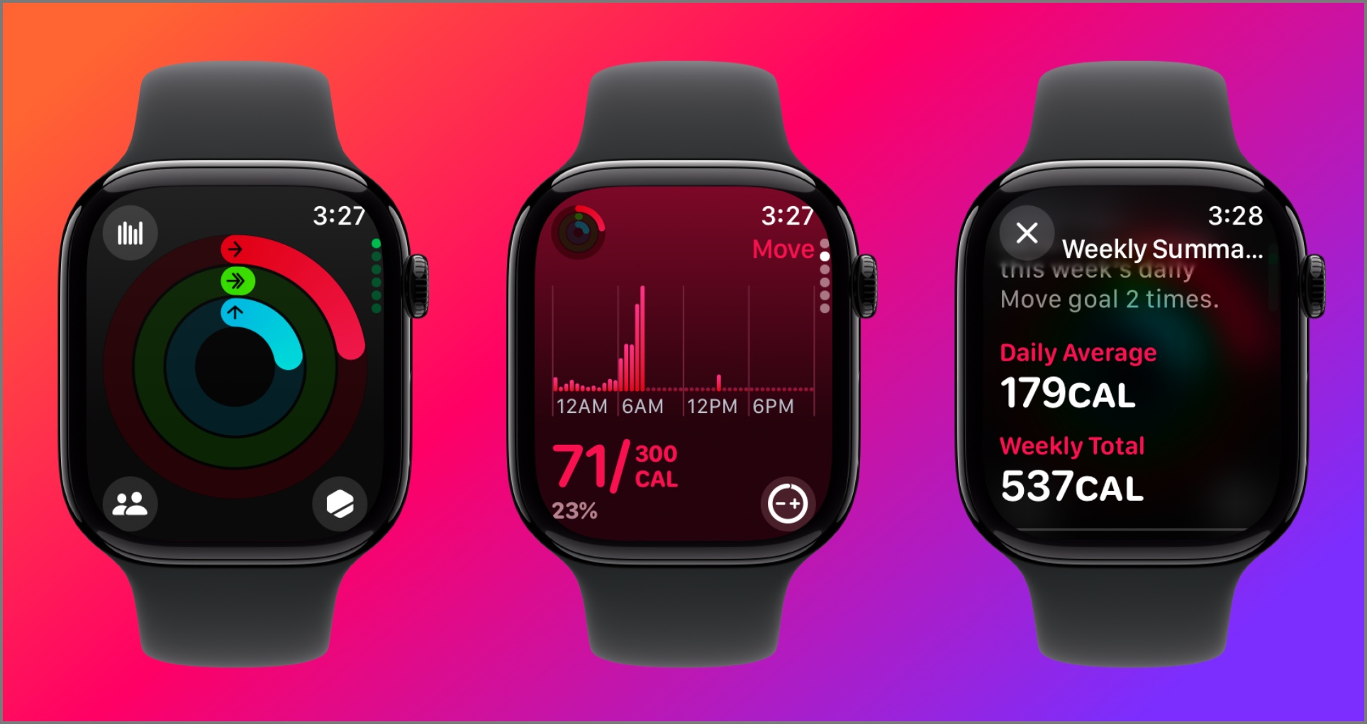 Calories on apple watch