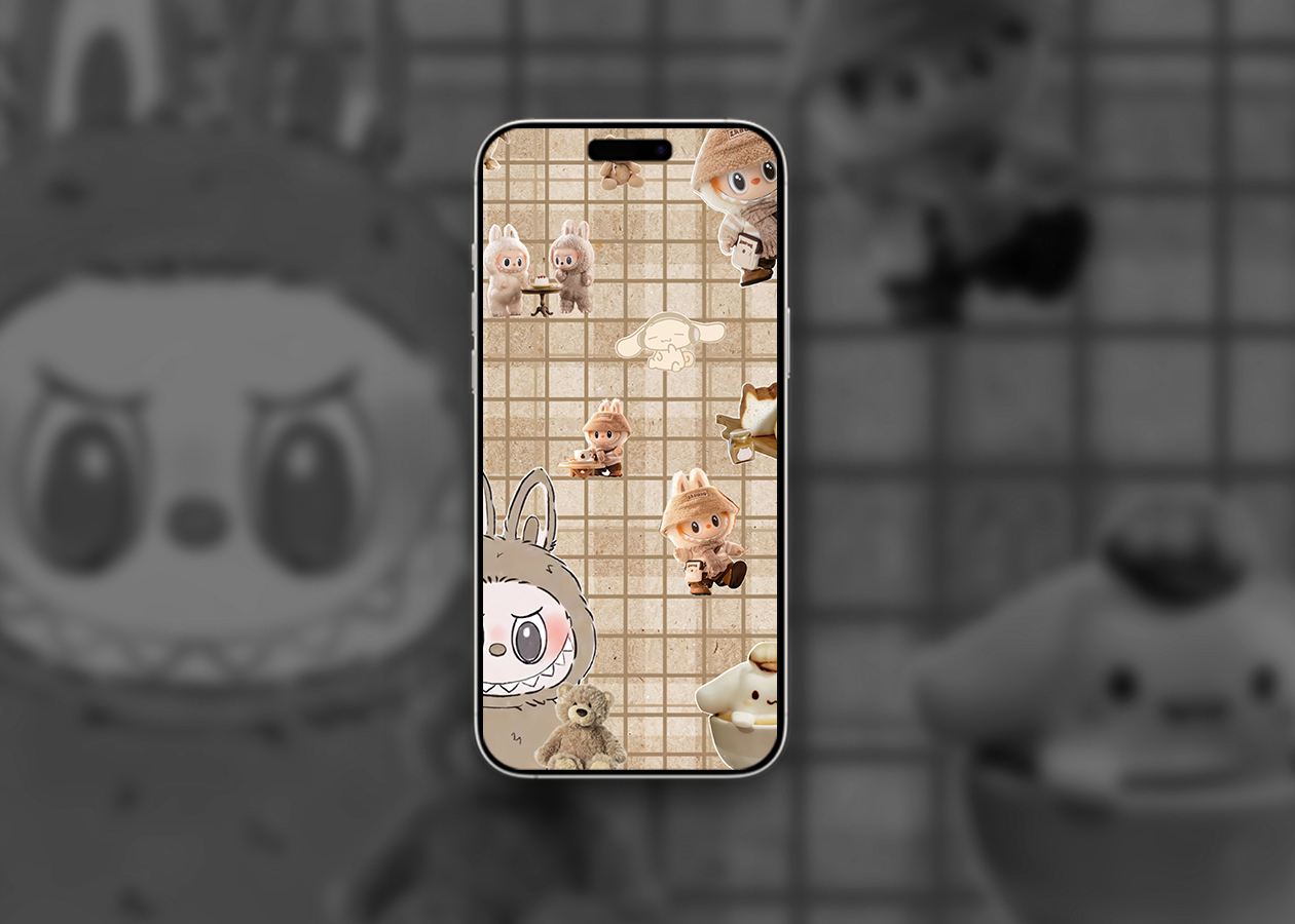 Cozy labubu cafe vibes