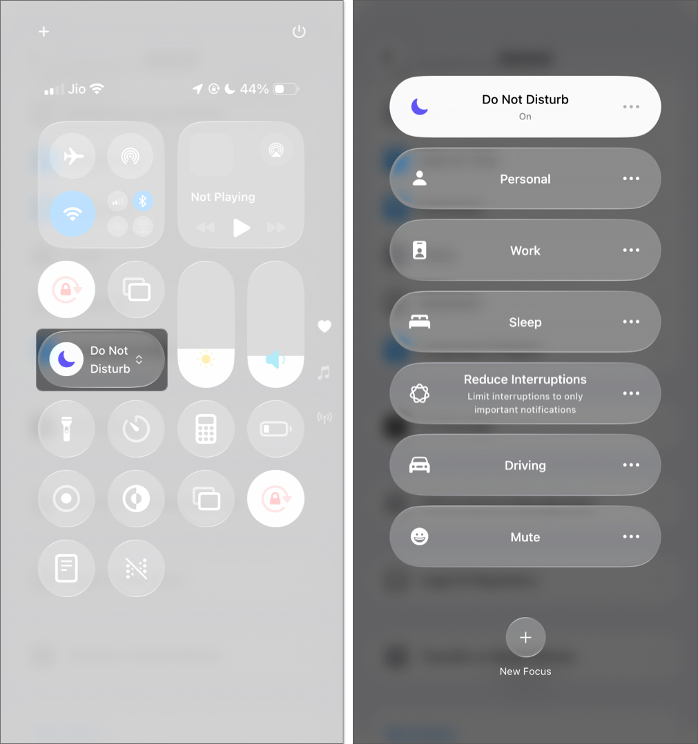 Disable do not disturb mode on iphone