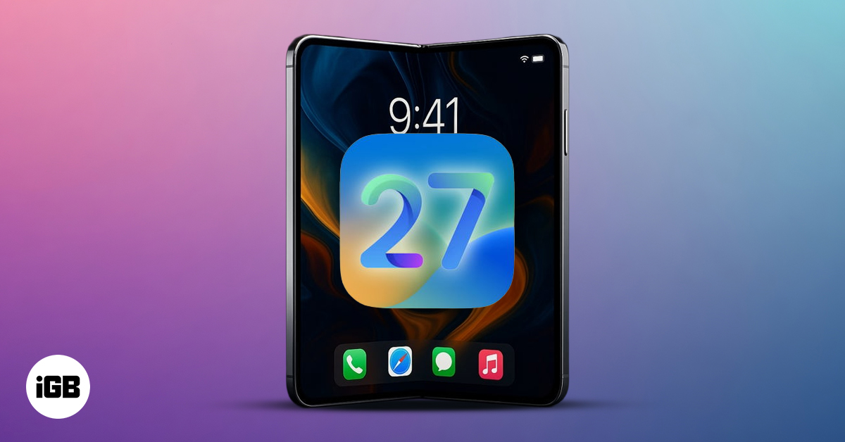 iOS 27 for iPhone fold