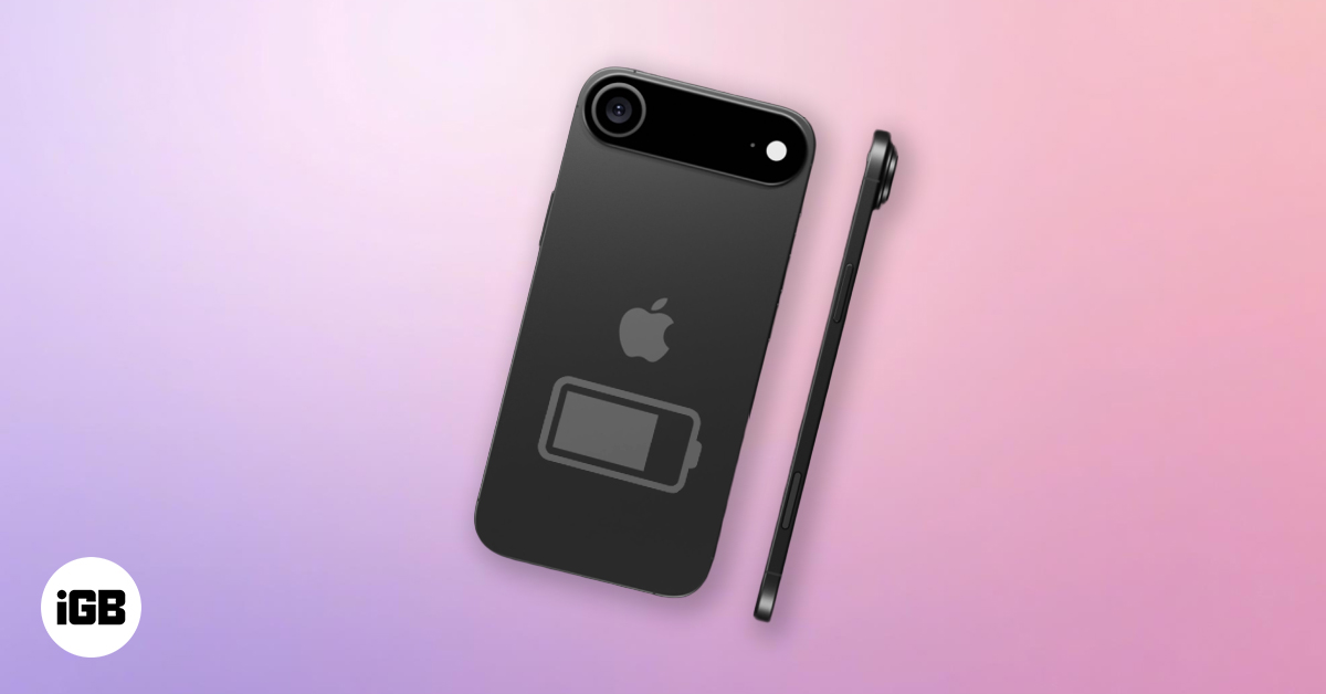 iPhone 17 air battery