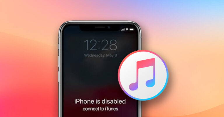 iPhone Is Disabled Connect to iTunes.