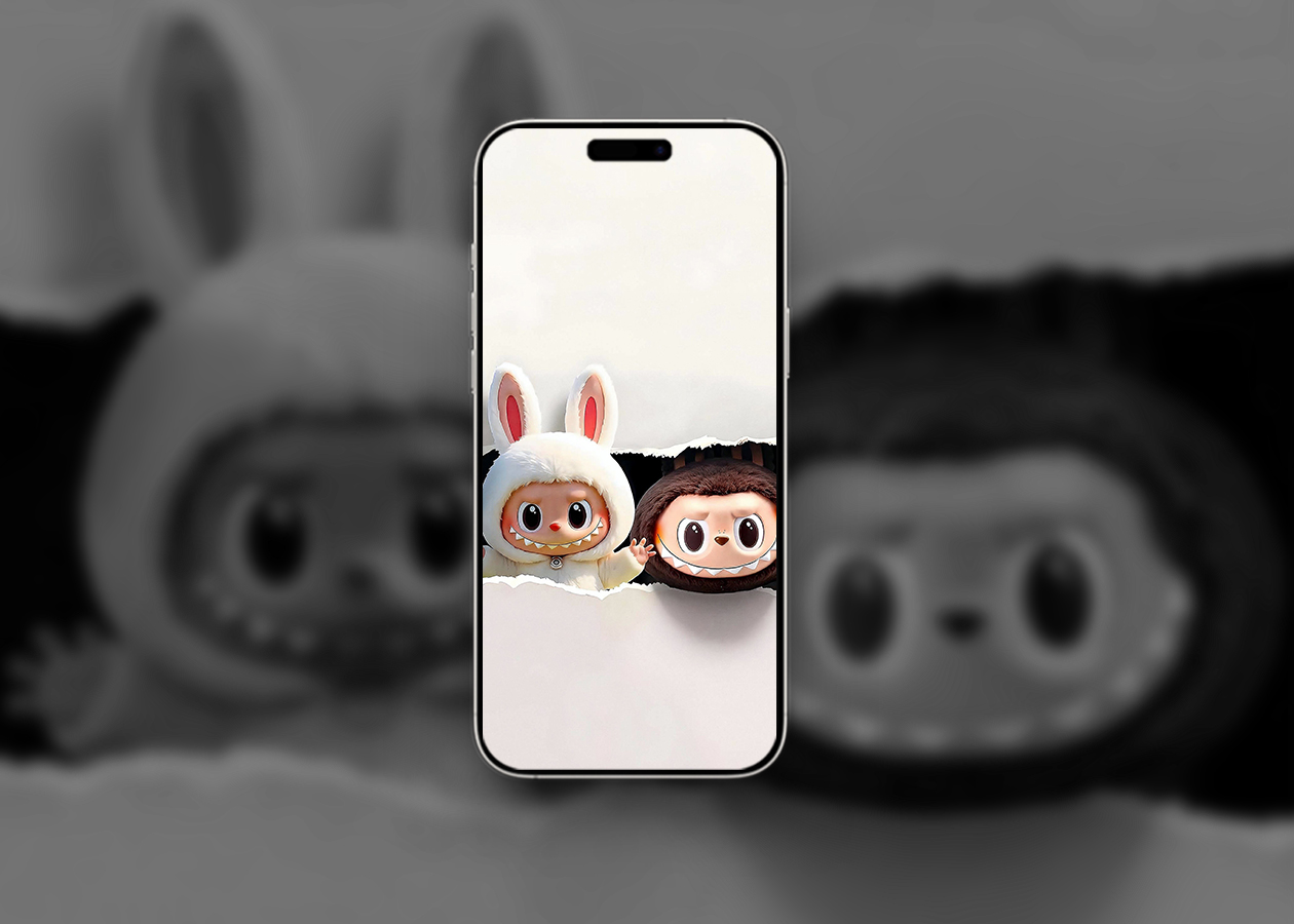 Labubu opeek a boo duo