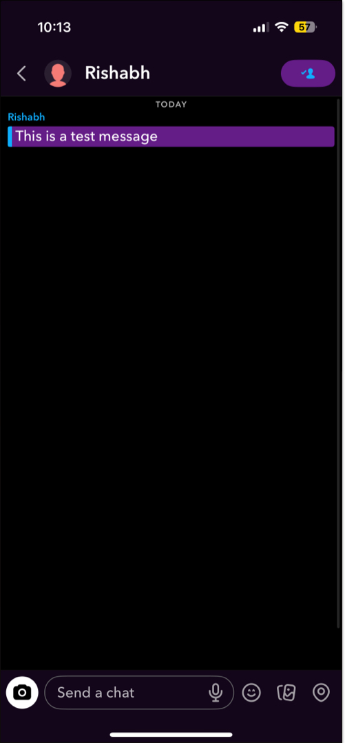 No video or voice call option