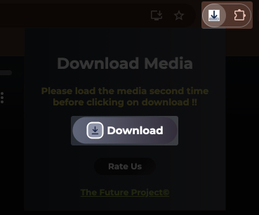 Open extension and download whats app video and images