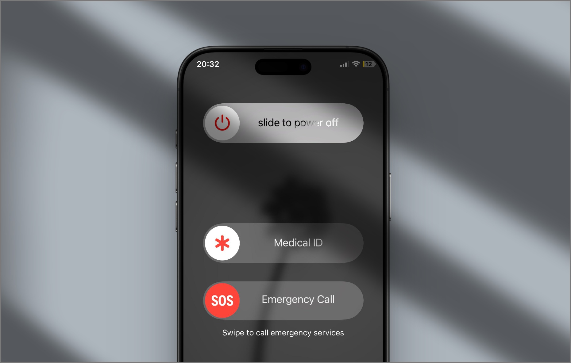 Power off your iphone