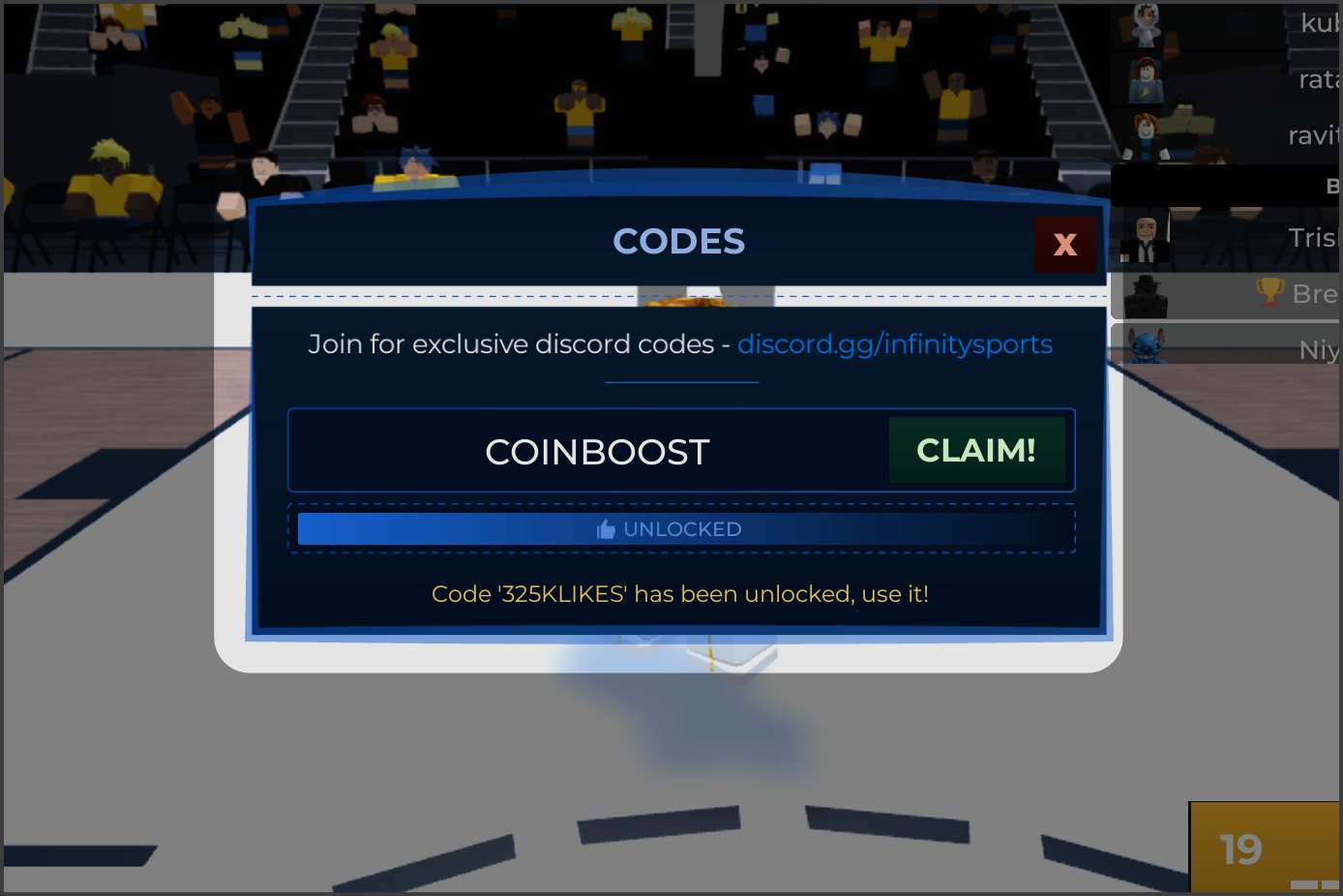 Redeem basketball legends codes