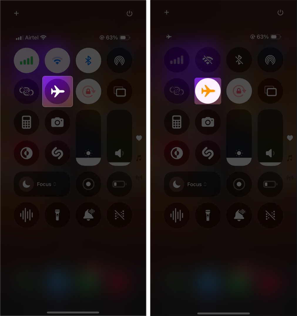 Toggle airplane mode on and then off