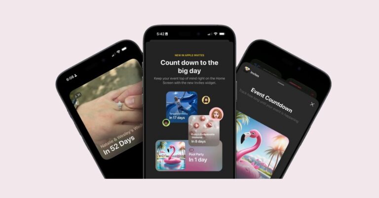 Apple Updates Invites App With Home Screen Widgets