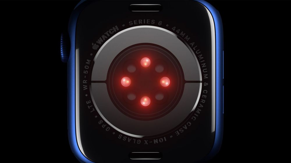 Apple watch blood oxygen leds