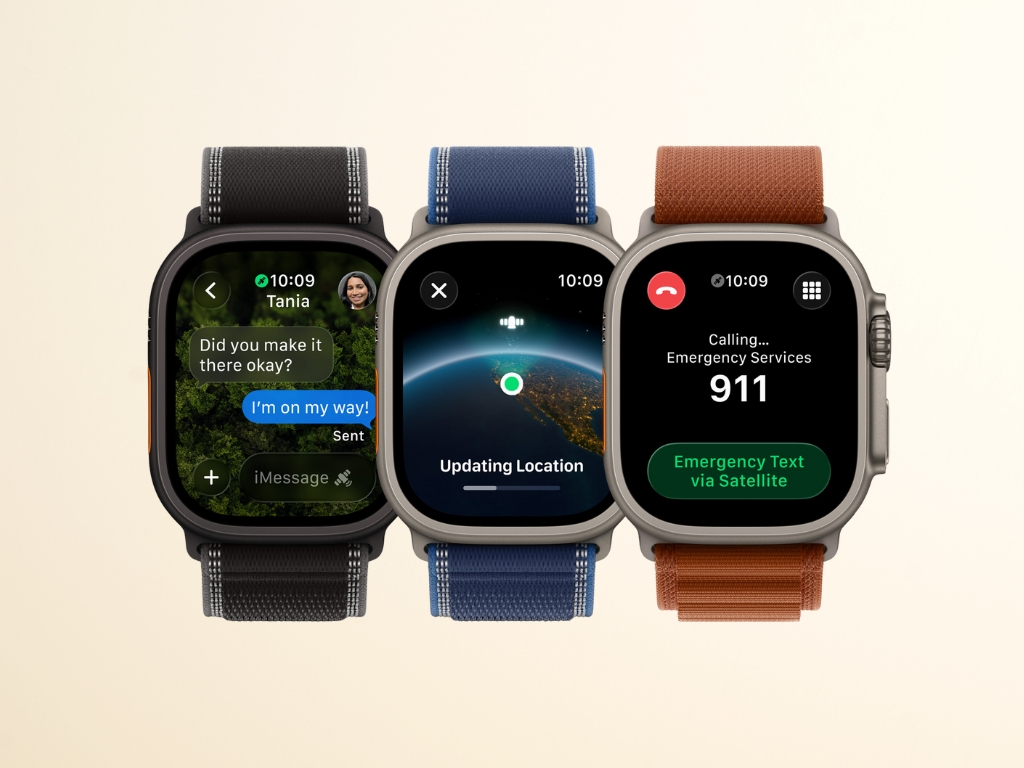 Apple watch ultra 3 emergency sos via satellite