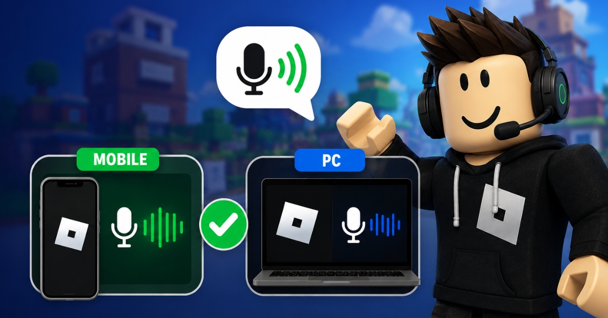How to Get Voice Chat on Roblox