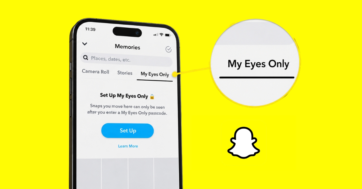 My Eyes Only in Snapchat