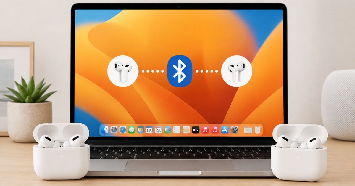 Use Two AirPods with One Mac Simultaneously