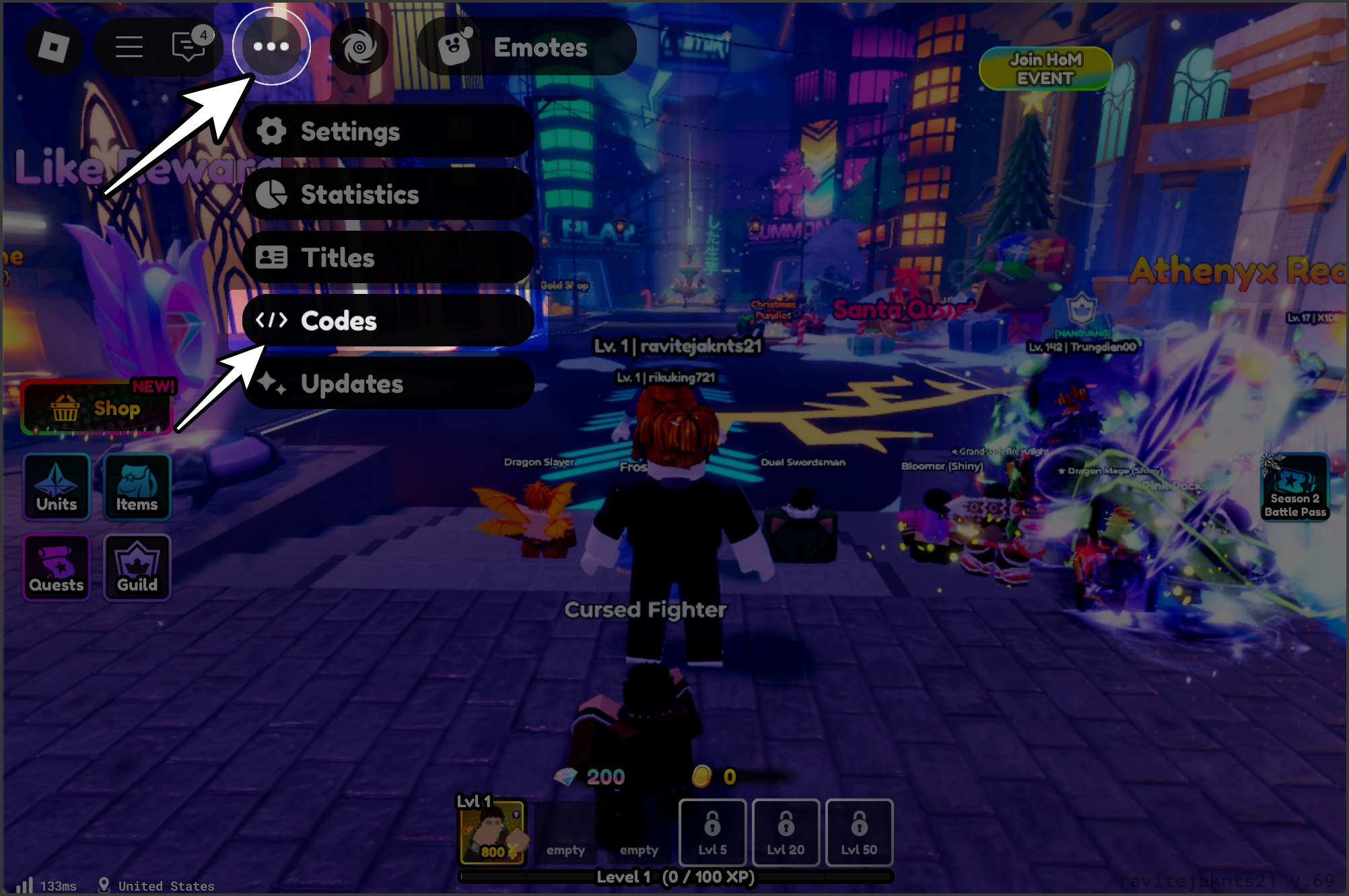 Codes on anime defenders