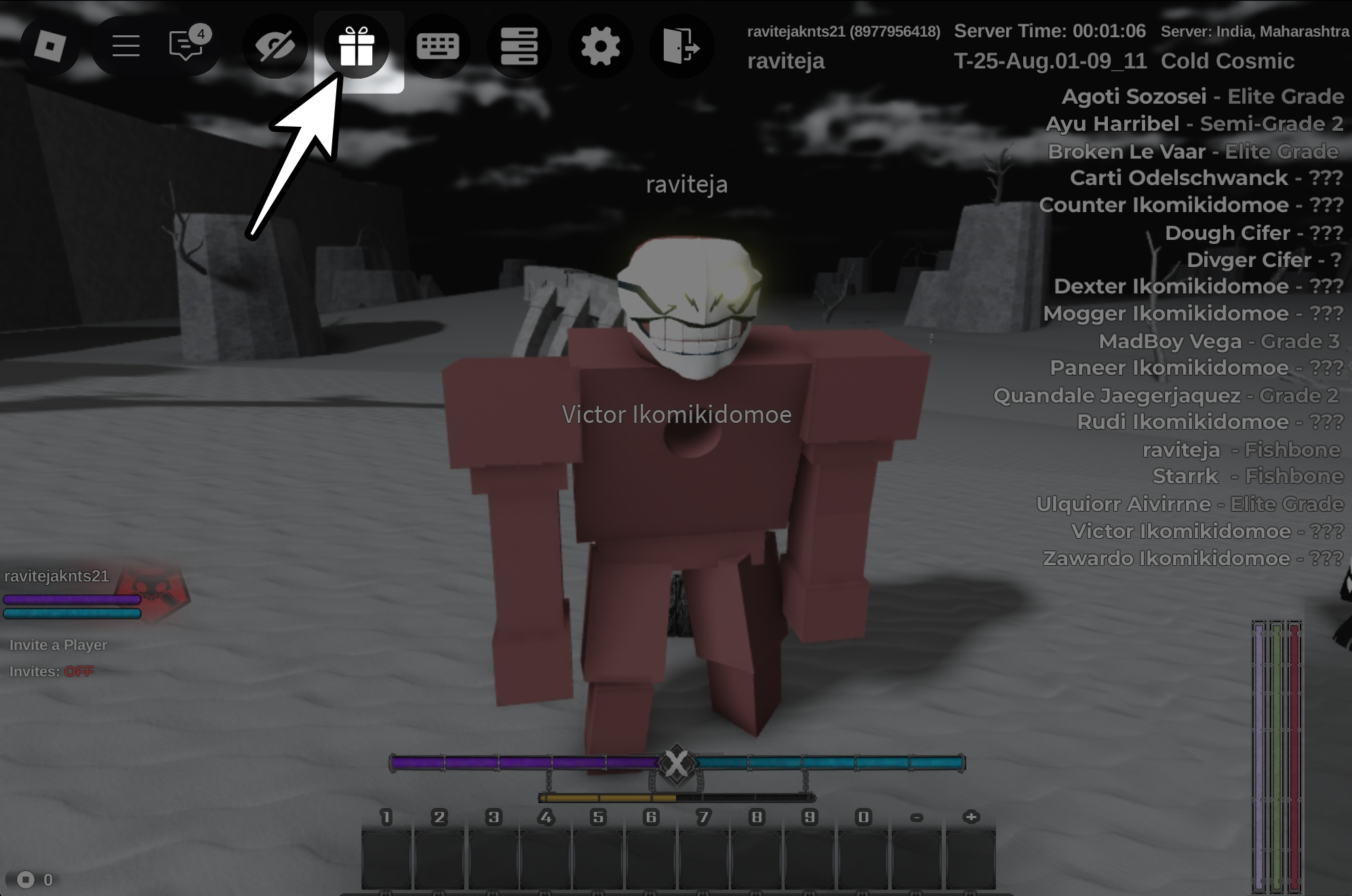 Giftbox in type souls