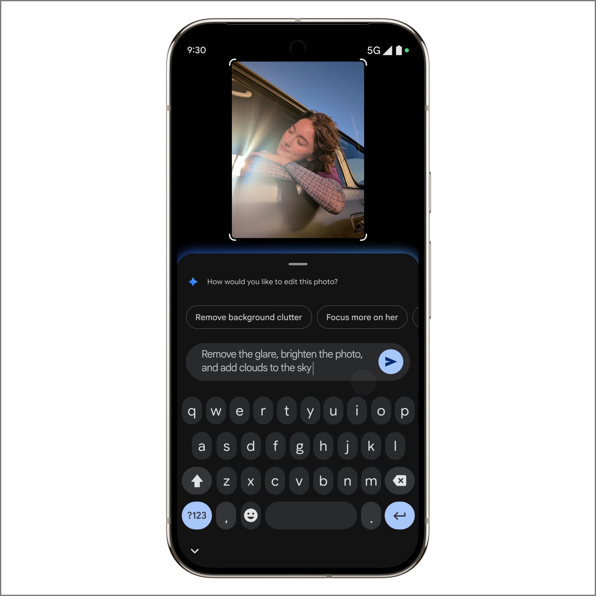 Google photos ai edit with conversational editing