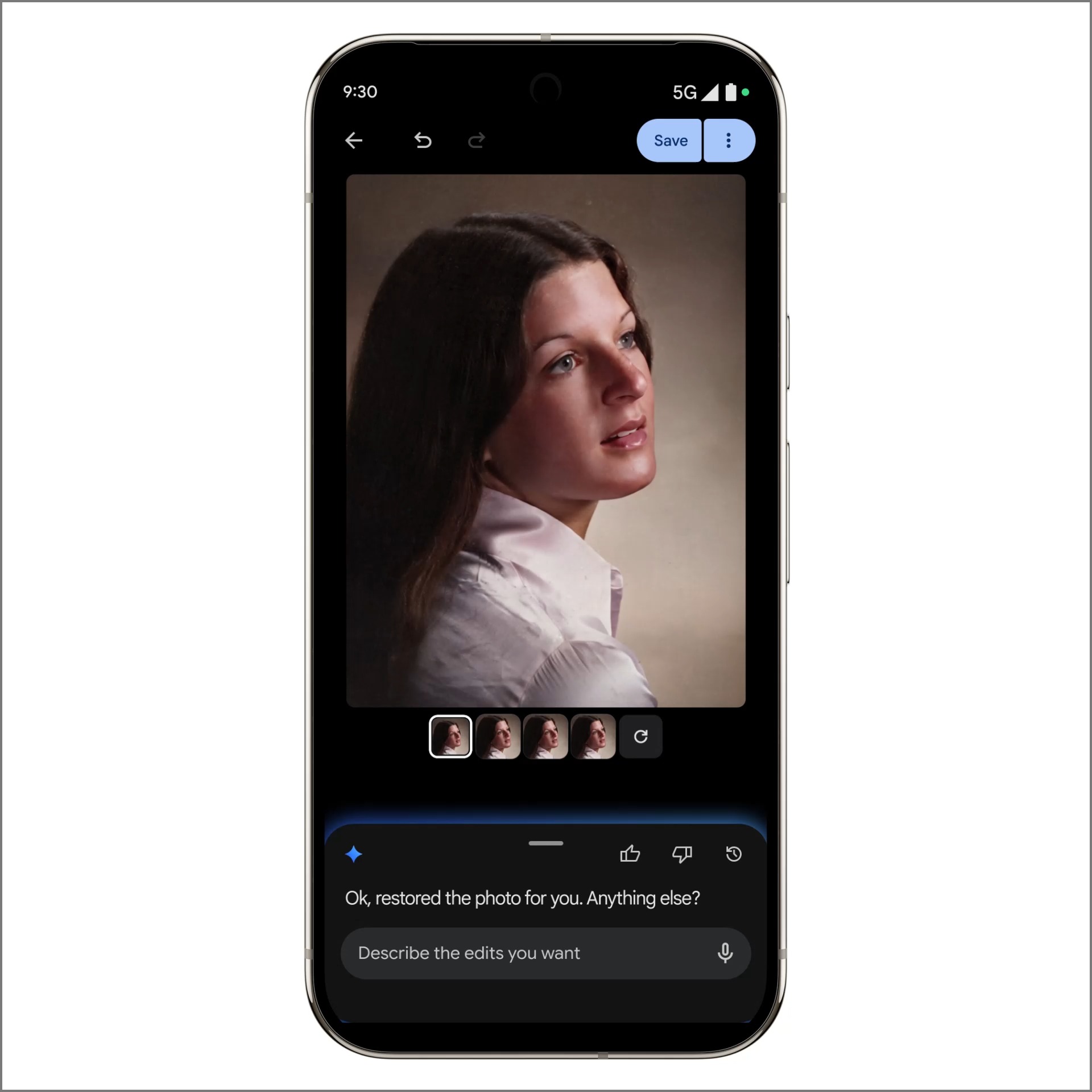 Google photos old photo restoration