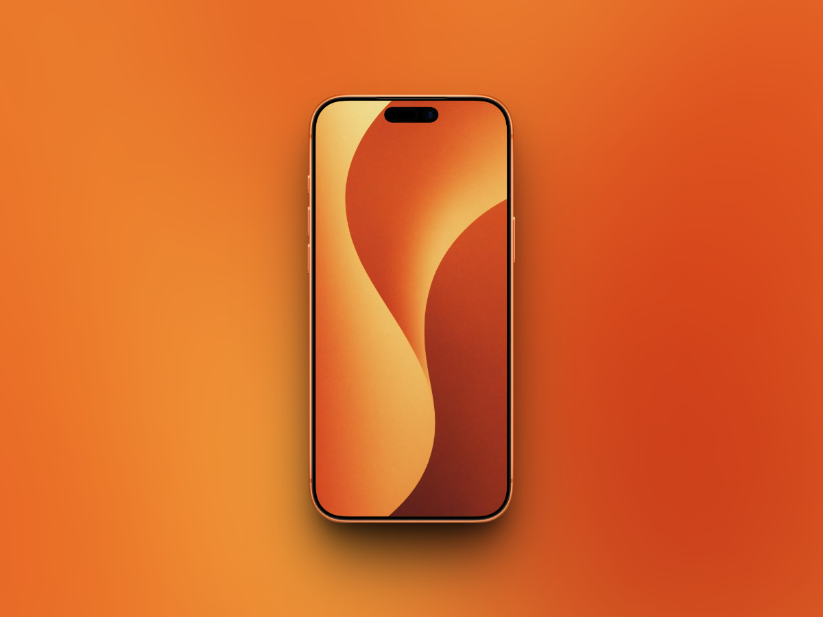 Abstract orange for iphone